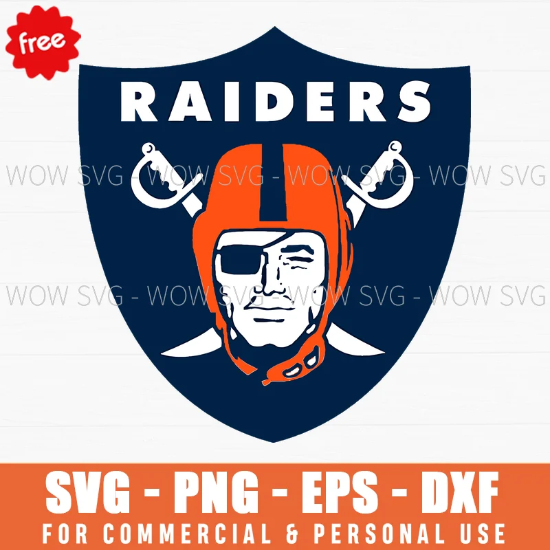 Free Raiders Logo Svg