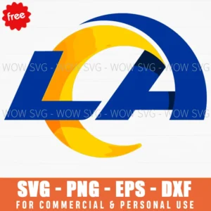 Free Rams La Logo Svg