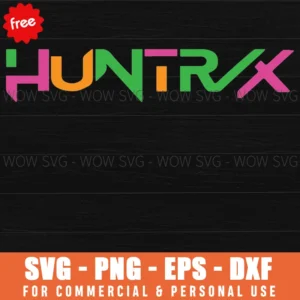 Free Colorful Huntrx Wordmark Svg