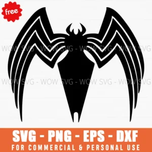 Free Spiderman Web Head Shot Svg