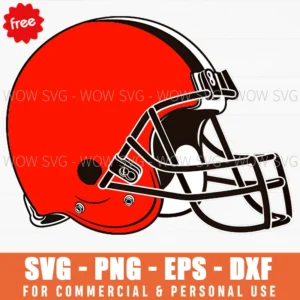 Free Cleveland Browns Helmet Svg