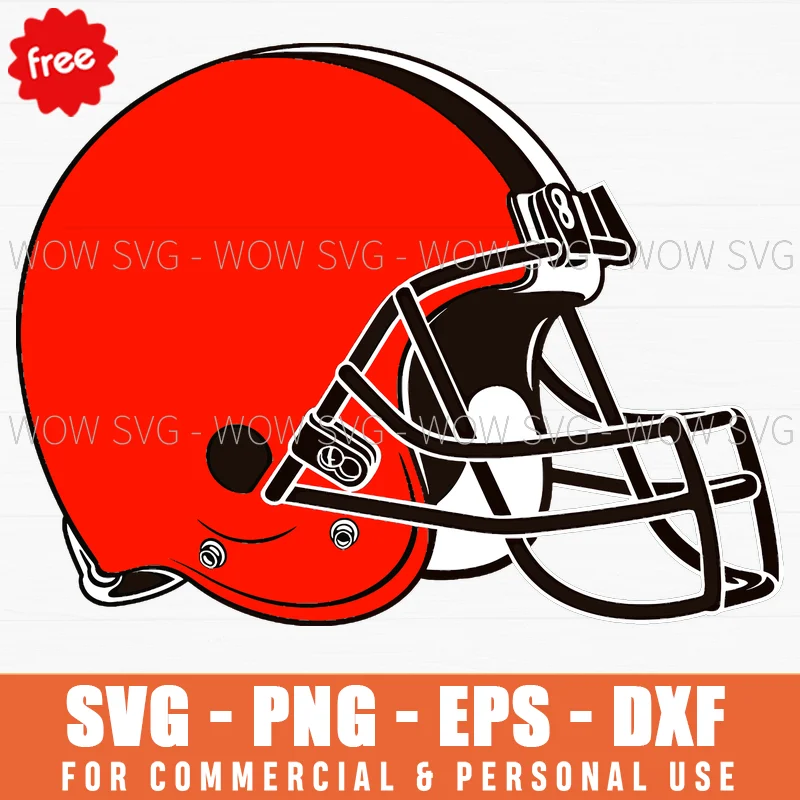 Free Cleveland Browns Helmet Svg