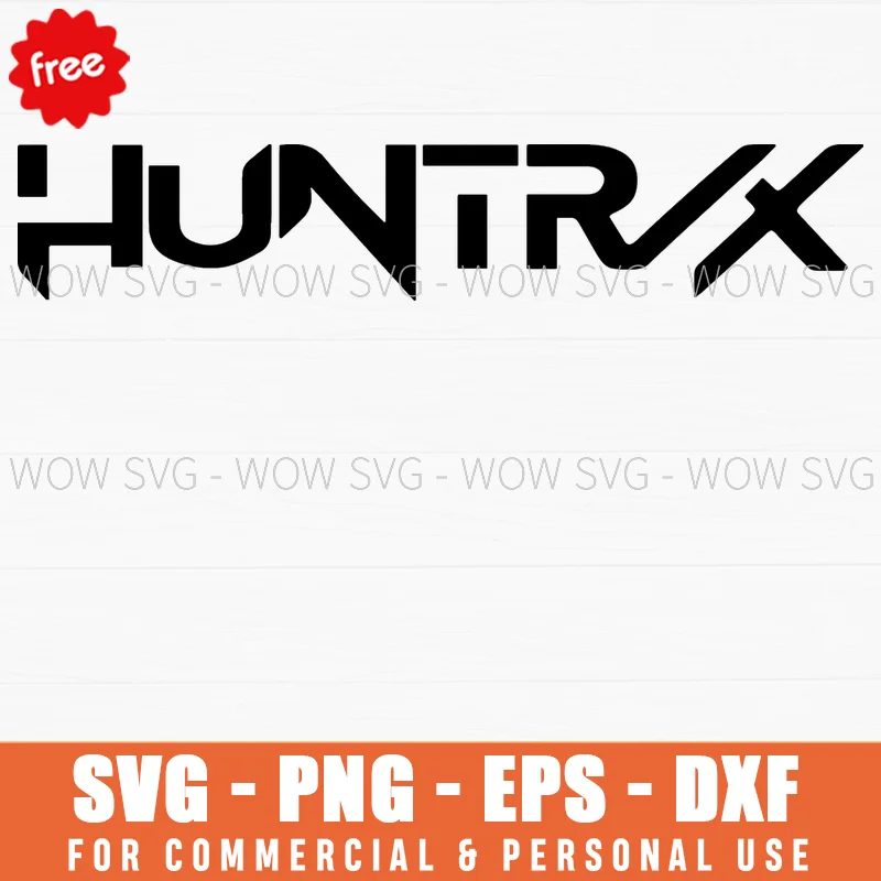Free Huntrx Modern Logo Svg