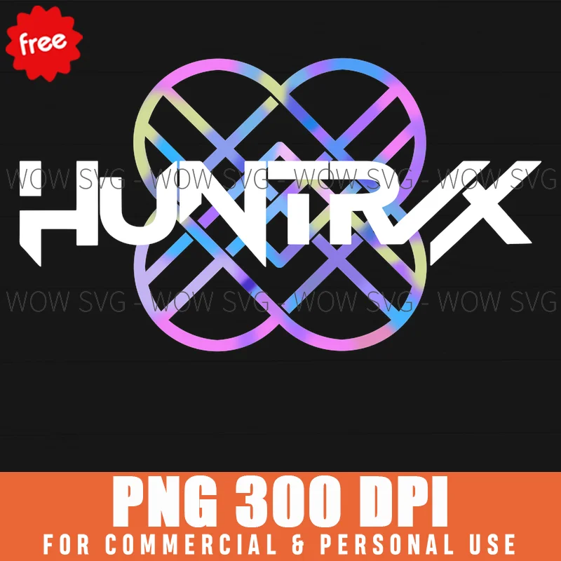 Free Huntrvx Logo K-Pop Demon Hunters Png