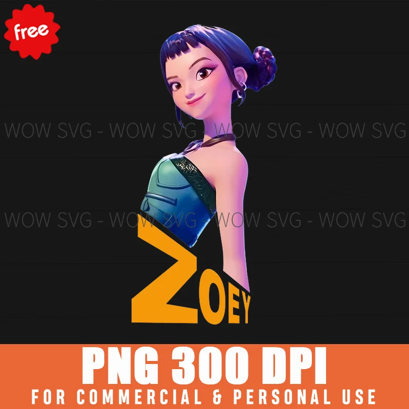 Free Zoey K-Pop Demon Hunters Png