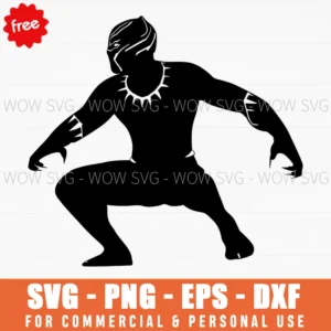 Free Marvel Black Panther Svg
