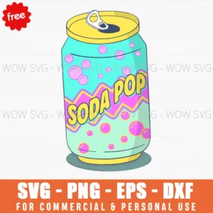 Free Bubbles Soda Pop Demon Hunters Svg