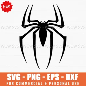 Free Spider-Man Chest Logo Symbol Svg