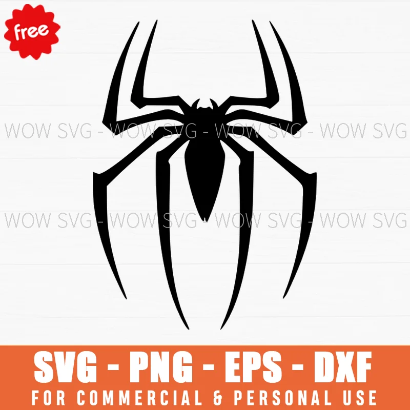 Free Spider-Man Chest Logo Symbol Svg