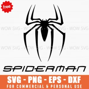 Free Spiderman Silhouette Svg