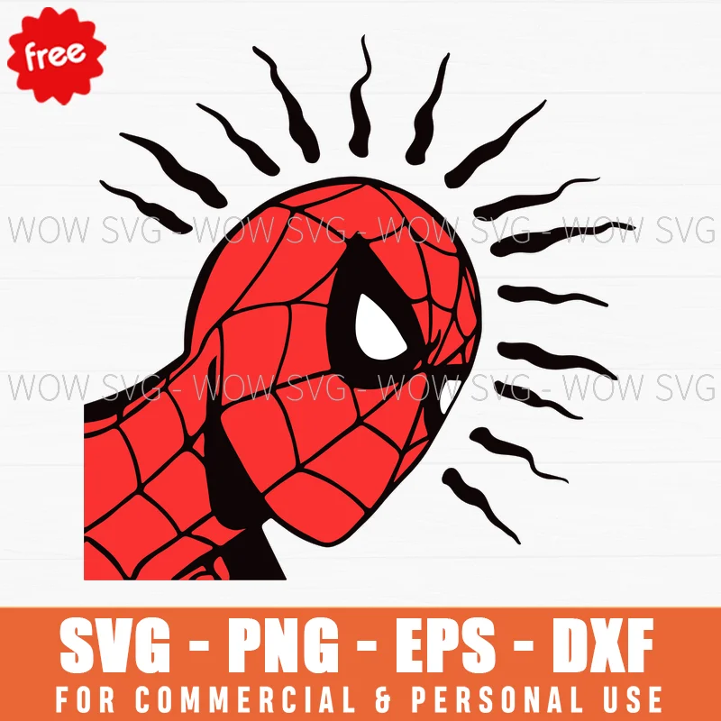 Free Classic Spider-Man Spidey Sense Svg