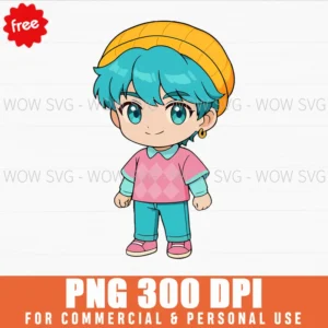 Free Teal Hair Stylist Demon Hunters Png