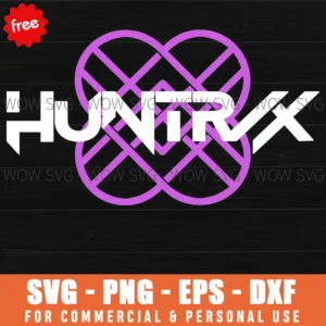 Free Huntrvx Kpop Demon Hunters Svg