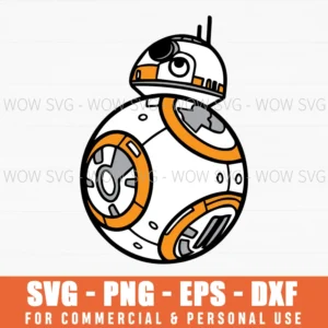 Bb-8 Droid Star Wars Robot Svg Png Vector