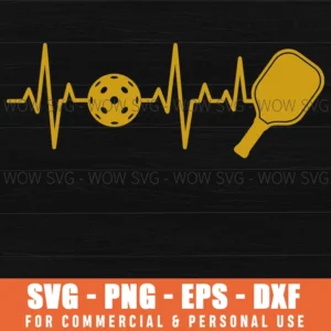 Pickleball Condensing With Stay For Siglive Funny Paddle Svg