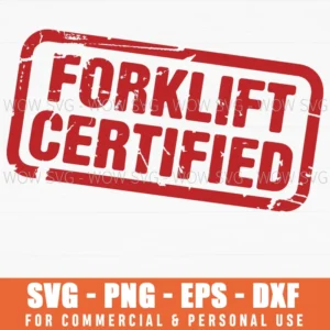 Funny Forklift Operator Warehouse Driver Humor Svg