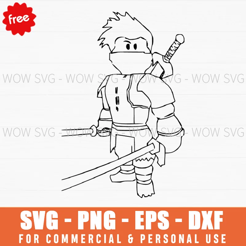 Free Roblox Ninja Warrior Svg