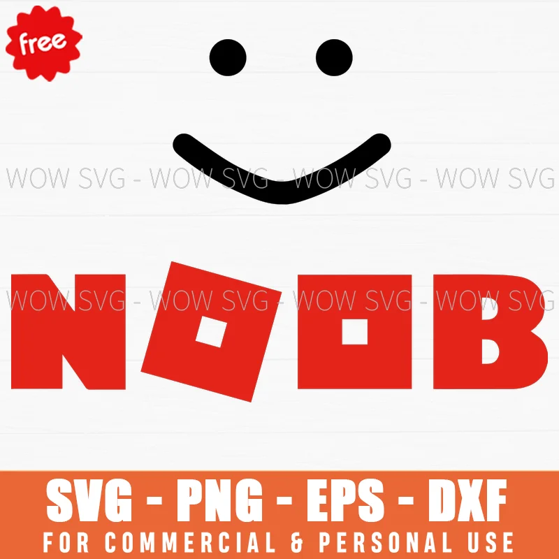 Free Roblox Noob Logo Svg