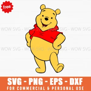 Free Winnie The Pooh Hands On Hips Svg