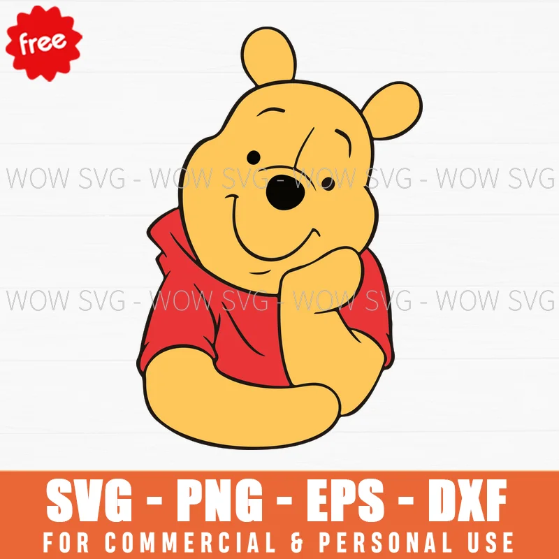 Free Thinking Winnie The Pooh Svg