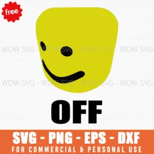 Free Roblox Off Face Svg