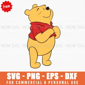 Free Winnie The Pooh Arms Crossed Svg