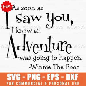 Free Winnie The Pooh Eating Honey From A Pot Svg