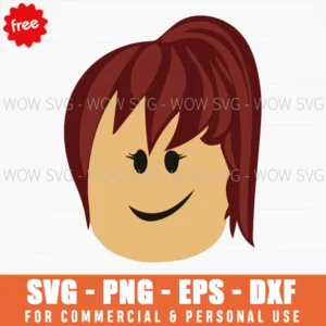 Free Roblox Girl Face Svg