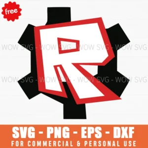 Free Roblox Letter R Gear Logo Svg