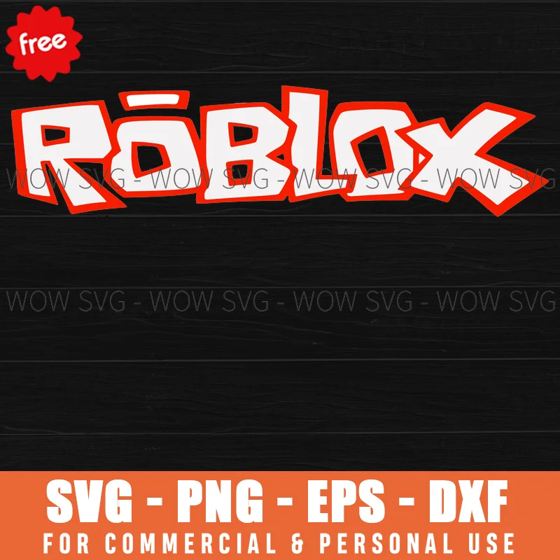 Free Red Outline Roblox Logo Svg
