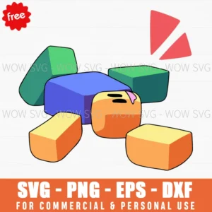 Free Roblox Fallen Noob Character Svg