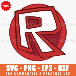 Free Roblox Letter R Circle Logo Svg