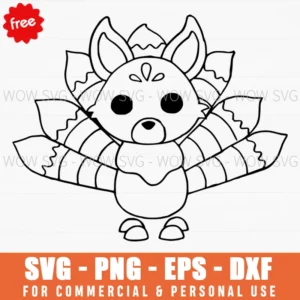 Free Roblox Adopt Me Kitsune Svg