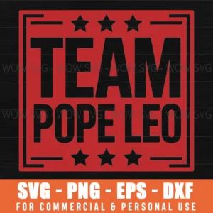 Team Pope Leo Xiv Svg Png