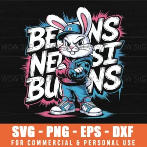 No Bunny Tells Me What To Do Svg – Rebellious Easter Bunny Cut File