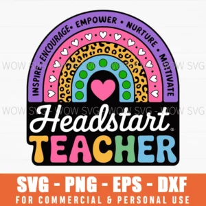 Headstart Teacher Kids Education Headstart Teacher Svg Png