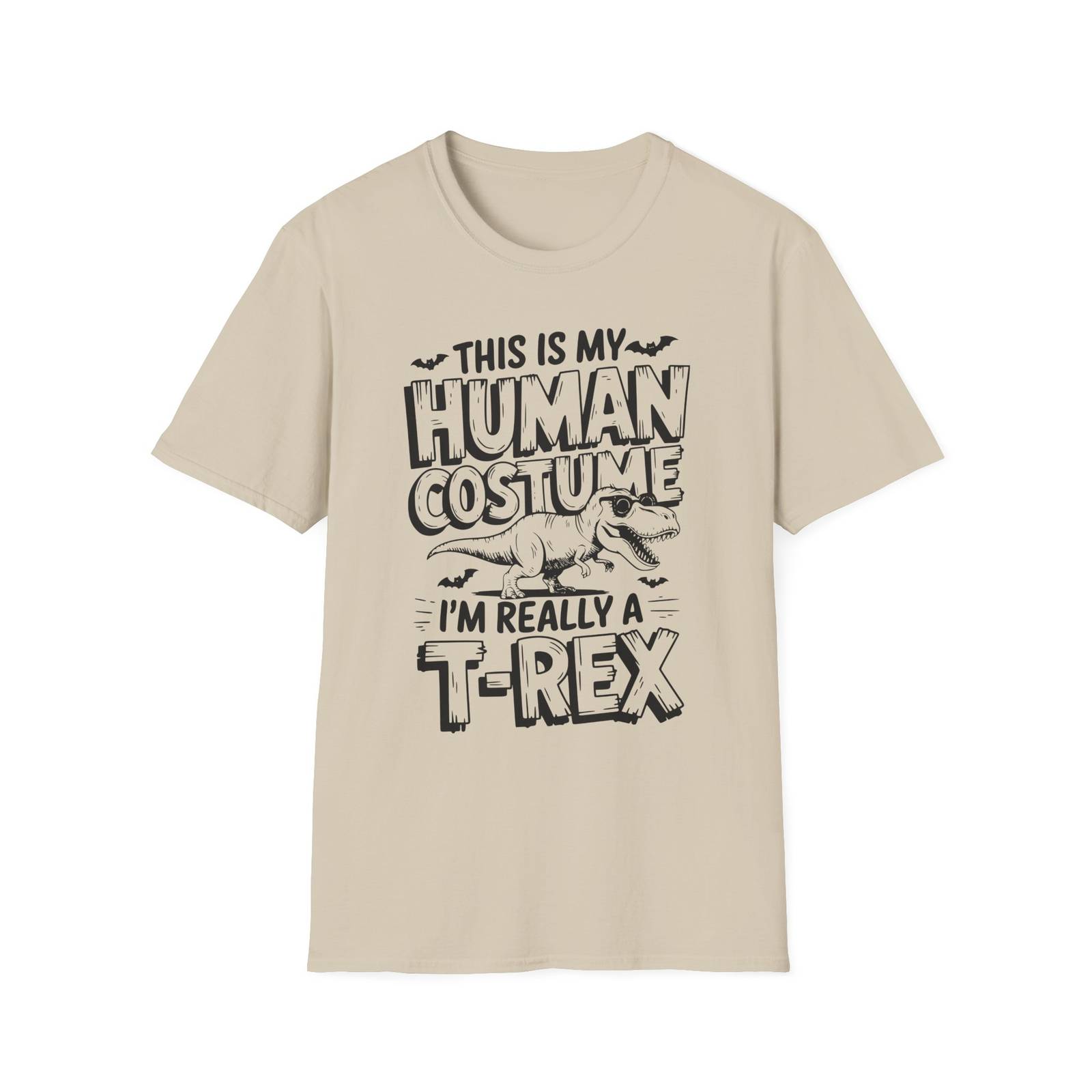 Human Costume I'm Really A T-Rex Grunge T-Shirt – Halloween Tee - Image 6