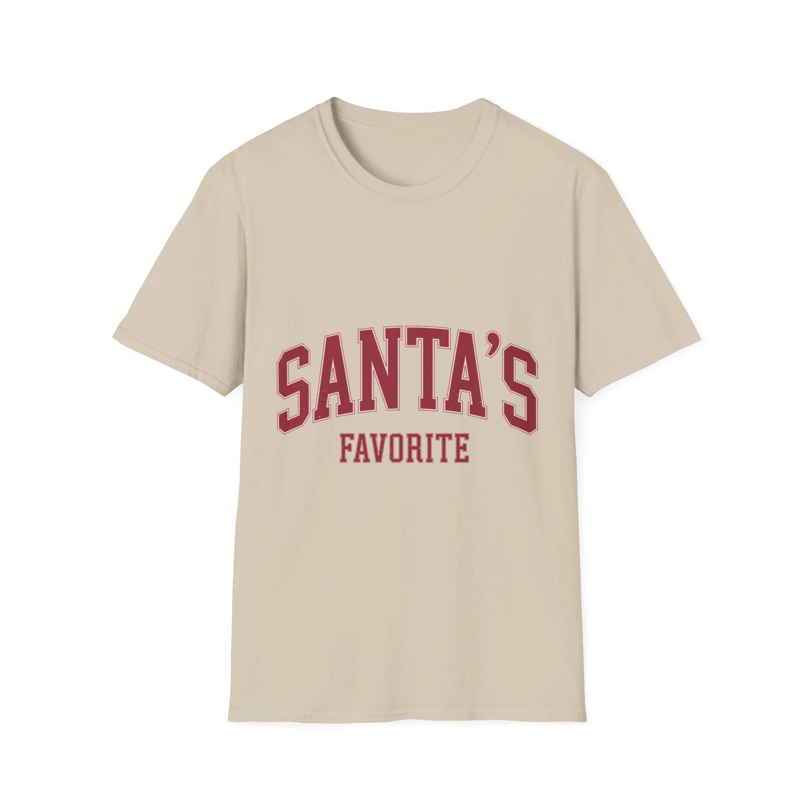 Santa's Favorite T-Shirt – Varsity Christmas Tee - Image 6