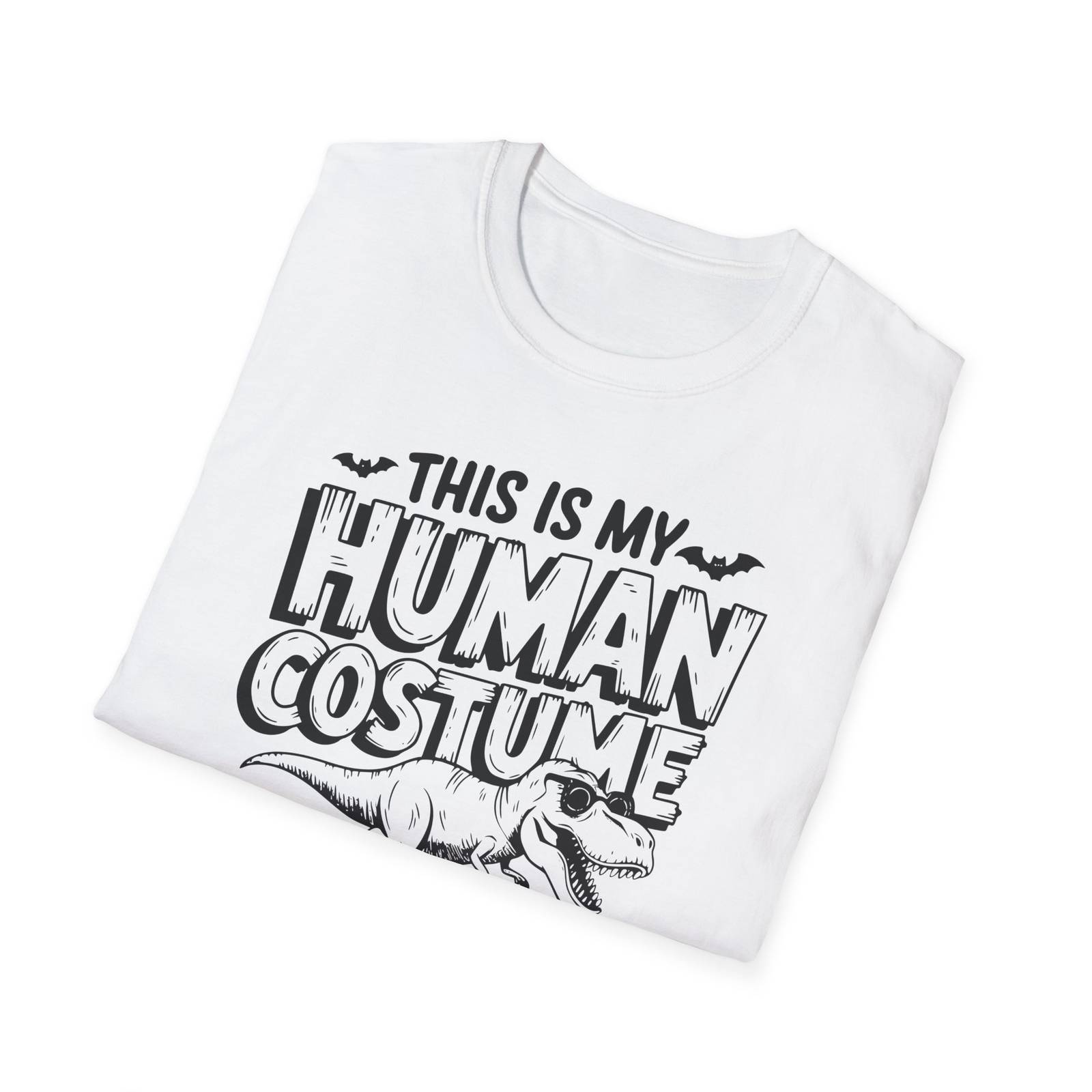 Human Costume I'm Really A T-Rex Grunge T-Shirt – Halloween Tee - Image 5