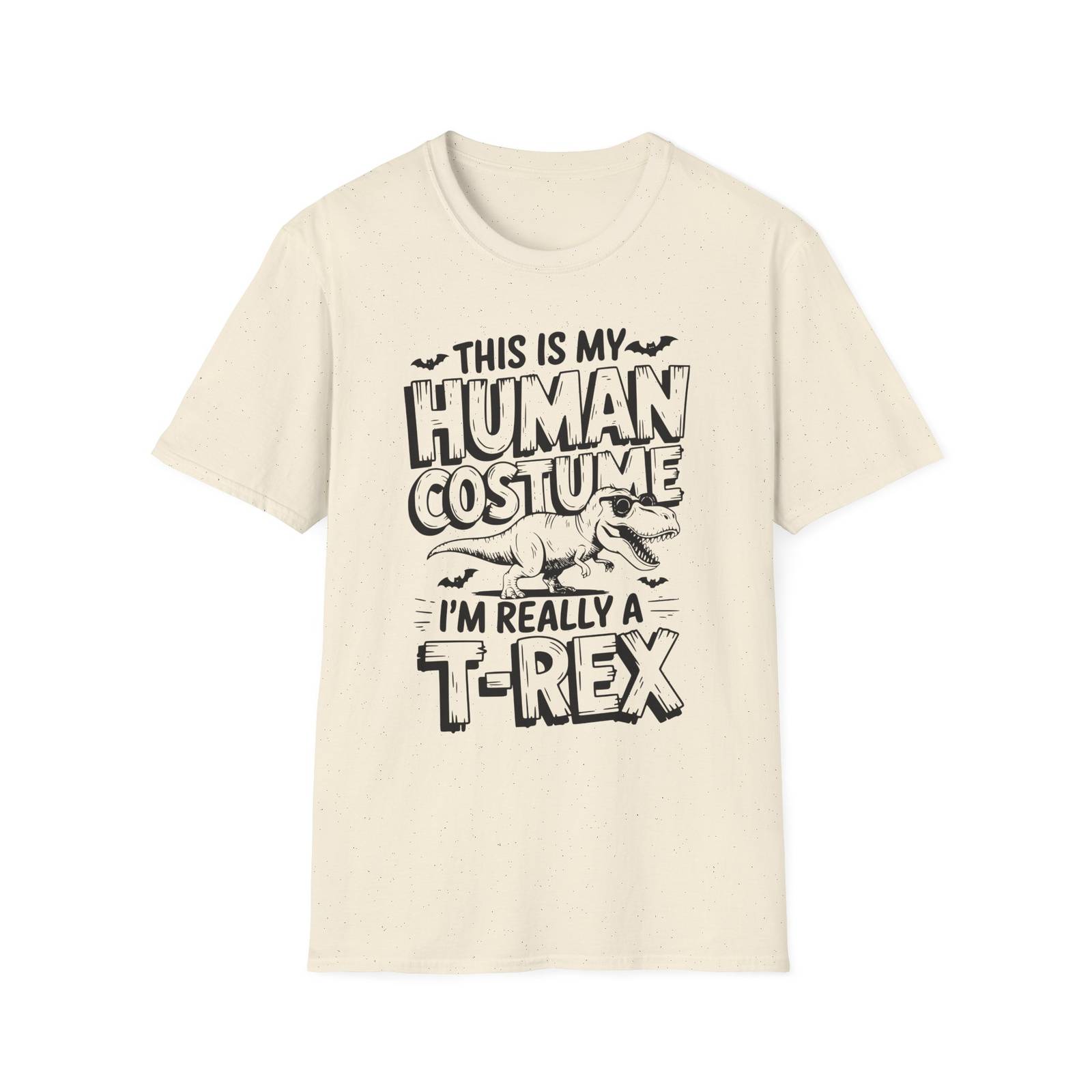 Human Costume I'm Really A T-Rex Grunge T-Shirt – Halloween Tee - Image 9