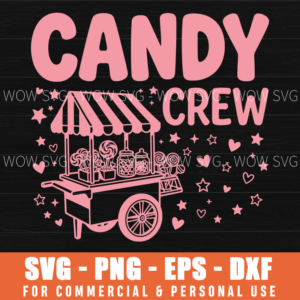 Candy Crew SVG – Candy Cart Sweet Treats Shirt