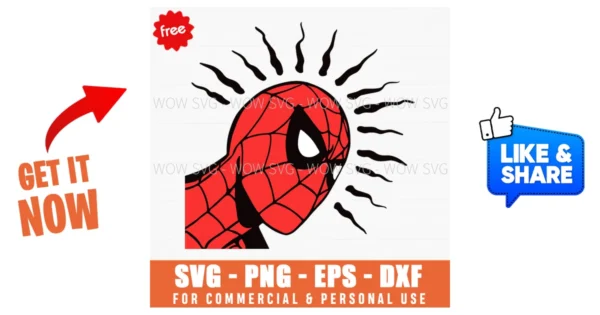 Free Classic Spider-Man Spidey Sense Svg - Wow SVG